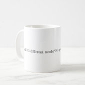 35 Kinderen? 35 Verschillende behoeften? Je hebt d Koffiemok (Voorkant links)