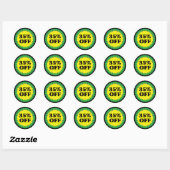 35% KORTING OP RETAIL SALE Sticker (Vel)