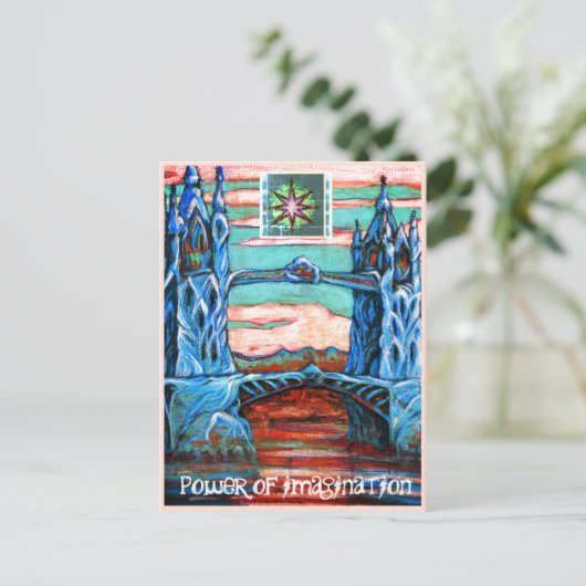 35: kracht van verbeelding briefkaart (Staand voorkant)