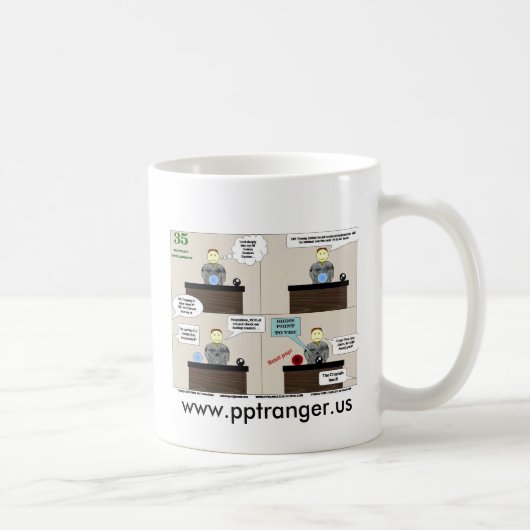 35 MI, www.pptranger.us Koffiemok (Rechts)