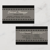 35 mm film 010 (crème) visitekaartje (Voorkant / Achterkant)