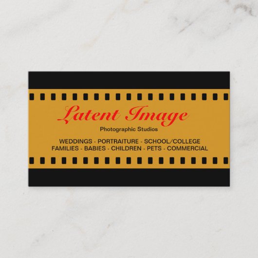 35 mm film 03 visitekaartje (Voorkant)