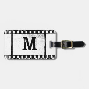 35 mm film met monogram bagagelabel
