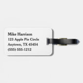 35 mm film negatief met monogram bagagelabel (Achterkant horizontaal)