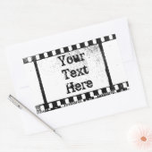 35 mm film rechthoekige sticker (Envelop)