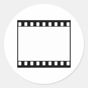 35 mm film ronde sticker