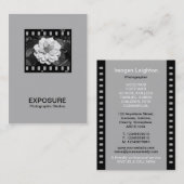 35 mm Lijst 01 - grijs Visitekaartje (Voorkant / Achterkant)