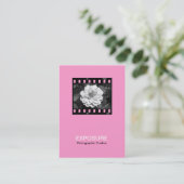 35 mm Lijst 01 - Roze Visitekaartje (Staand voorkant)