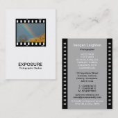 35 mm Lijst 02 - Wit - Regenboog Visitekaartje (Voorkant / Achterkant)