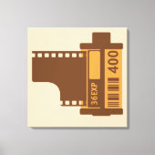 35 mm SLR-camera Canvas Afdruk (Voorkant)