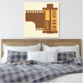 35 mm SLR-camera Canvas Afdruk (Insitu (Slaapkamer))