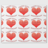 35. Verjaardag Cadeaupapier (Vlak)