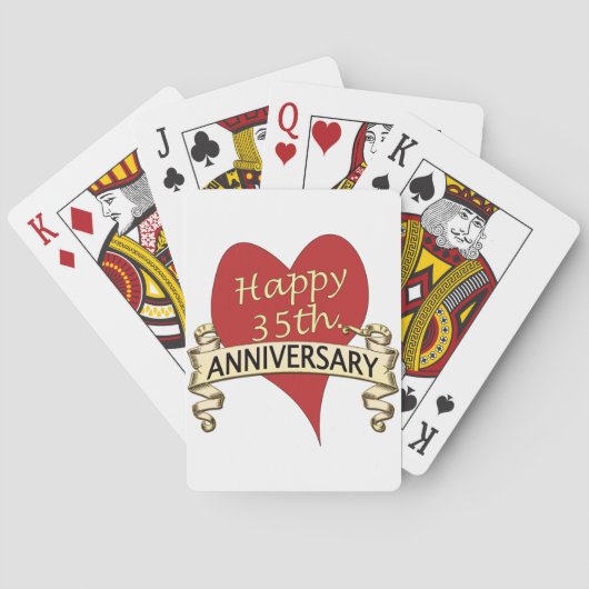 35. Verjaardag Speelkaarten (Achterkant)