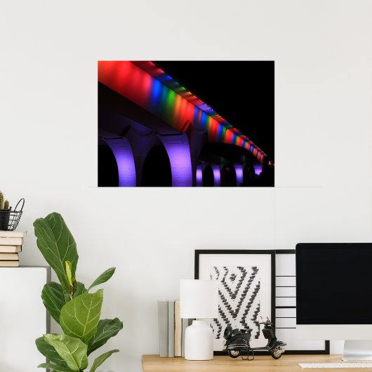 35 W Bridge Minneapolis - Gay Pride Poster (Thuiskantoor)