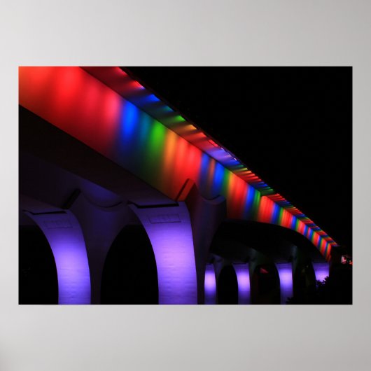 35 W Bridge Minneapolis - Gay Pride Poster (Voorkant)