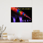 35 W Bridge Minneapolis - Gay Pride Poster (Keuken)