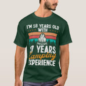 35 Year Old Camper Mountains Camping 35 Birthday g T-shirt (Voorkant)