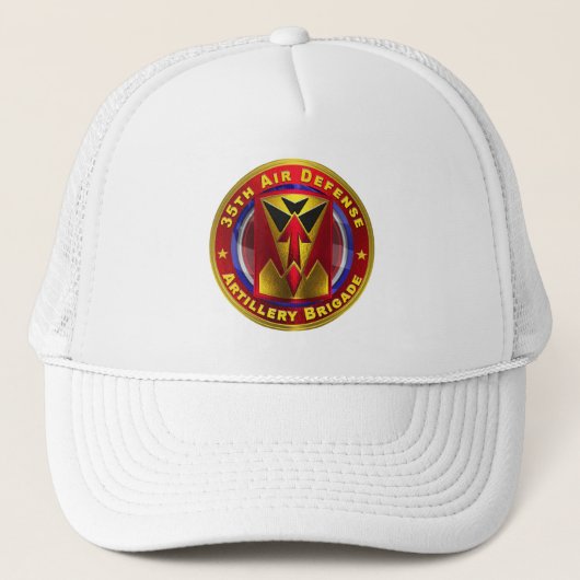 35e Air Defense Artillery Brigade Trucker Pet (Voorkant)