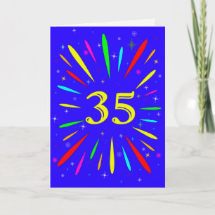 35e 'Birthday Explosion'-Kaart Kaart