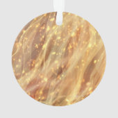 35e bruiloft Jubileum Gold Party Lichten Ornament (achterkant)