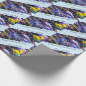 35e bruiloft Jubileum koraal Cadeaupapier (Hoek)