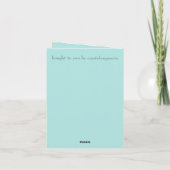 35e bruiloft Jubileum koraal Kaart (Achterkant)