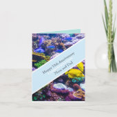 35e bruiloft Jubileum koraal Kaart (Voorkant)