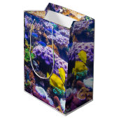 35e bruiloft Jubileum koraal Medium Cadeauzakje (Achterkant Gekanteld)