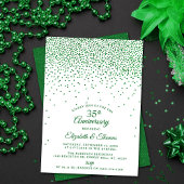 35e Emerald Wedding Jubileum Kaart