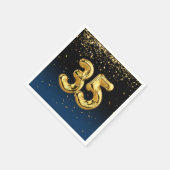 35e goudballonnen en Confetti Napkins Servet (Hoek)