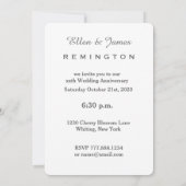 35e huwelijksverjaardag Coral Rose A02D Kaart (Achterkant)