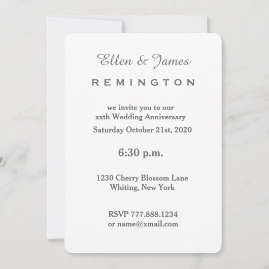 35e huwelijksverjaardag Coral Rose A02D Kaart (Achterkant)