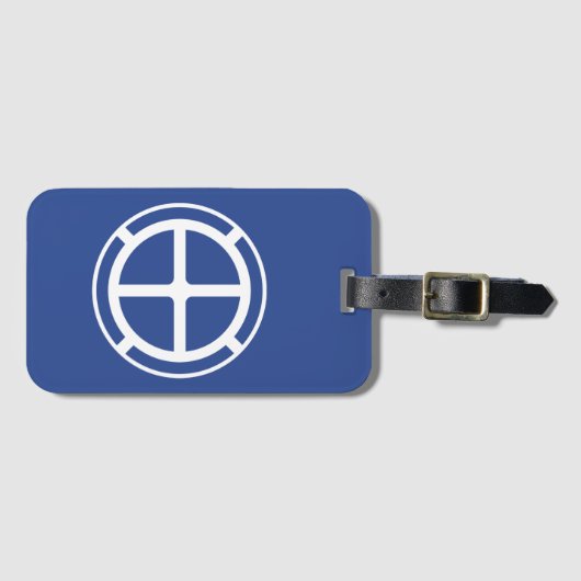 35e Infanteriedivisie Badge Bagagelabel (Voorkant (horizontaal))