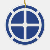 35e Infanteriedivisie Badge Keramisch Ornament (Voorkant)