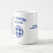 35e Infanteriedivisie Badge Koffiemok (Voorkant links)