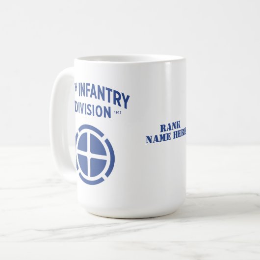 35e Infanteriedivisie Badge Koffiemok (Voorkant links)