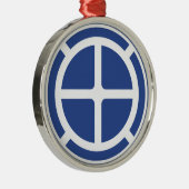 35e Infanteriedivisie Badge Metalen Ornament (Rechts)
