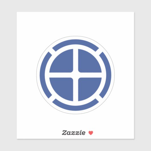 35e Infanteriedivisie Badge Sticker (Vel)