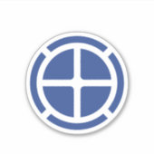 35e Infanteriedivisie Badge Sticker (Voorkant)