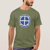 35e Infanteriedivisie Badge T-shirt (Voorkant)