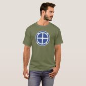 35e Infanteriedivisie Badge T-shirt (Voorkant volledig)