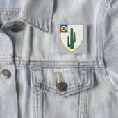 35e infanteriestelsel vierkante button 5,1 cm (In situ)