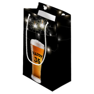 35e jaarsparklers in bier klein cadeauzakje