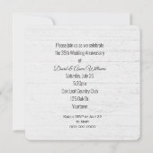 35e Jubilea krans op hout Kaart (Achterkant)