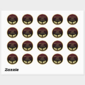 35e Jubileum Gold Medal Ronde Sticker (Vel)