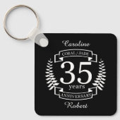 35e JUBILEUM JADE/CORAL Sleutelhanger (Voorkant)