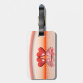 35e Jubileum koraalharten Bagagelabel (Achterkant verticaal)