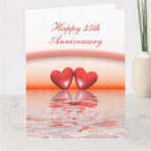 35e Jubileum koraalharten Kaart (Voorkant)