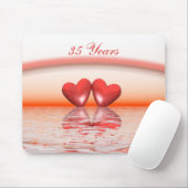 35e Jubileum koraalharten Muismat (Met muis)