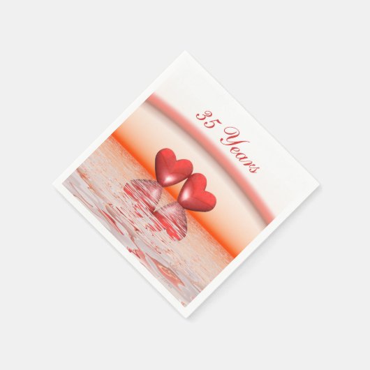 35e Jubileum koraalharten Servet (Hoek)